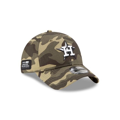 Houston Astros Gorra | New Era MLB Armed Forces Weekend 9twenty Adjustable Cap Mexico - Verdes